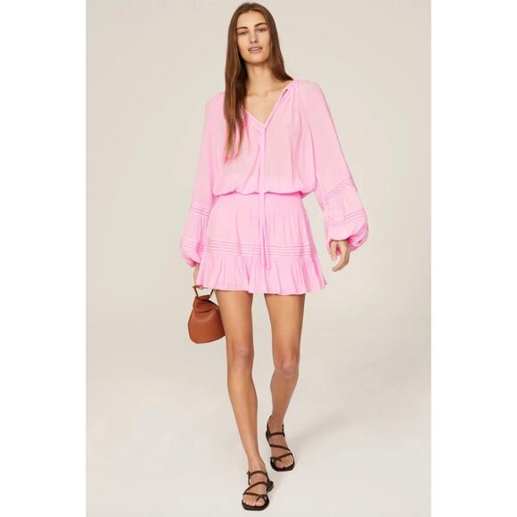 Ramy Brook Dresses & Skirts - Proenza Schouler White Label Noelle Dress Knit Midi Short Sleeve SZ XL